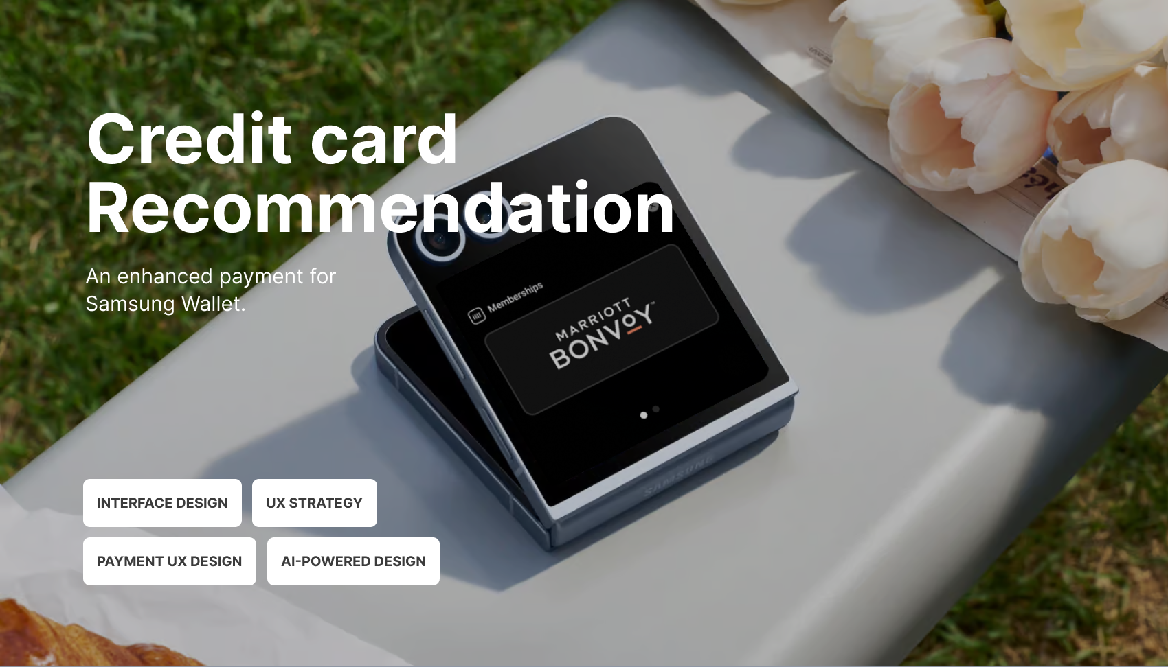 Enhanced Samsung Wallet: credit card recommendation