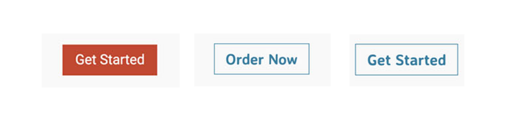 ▲ CTA doesn't have a consistent style