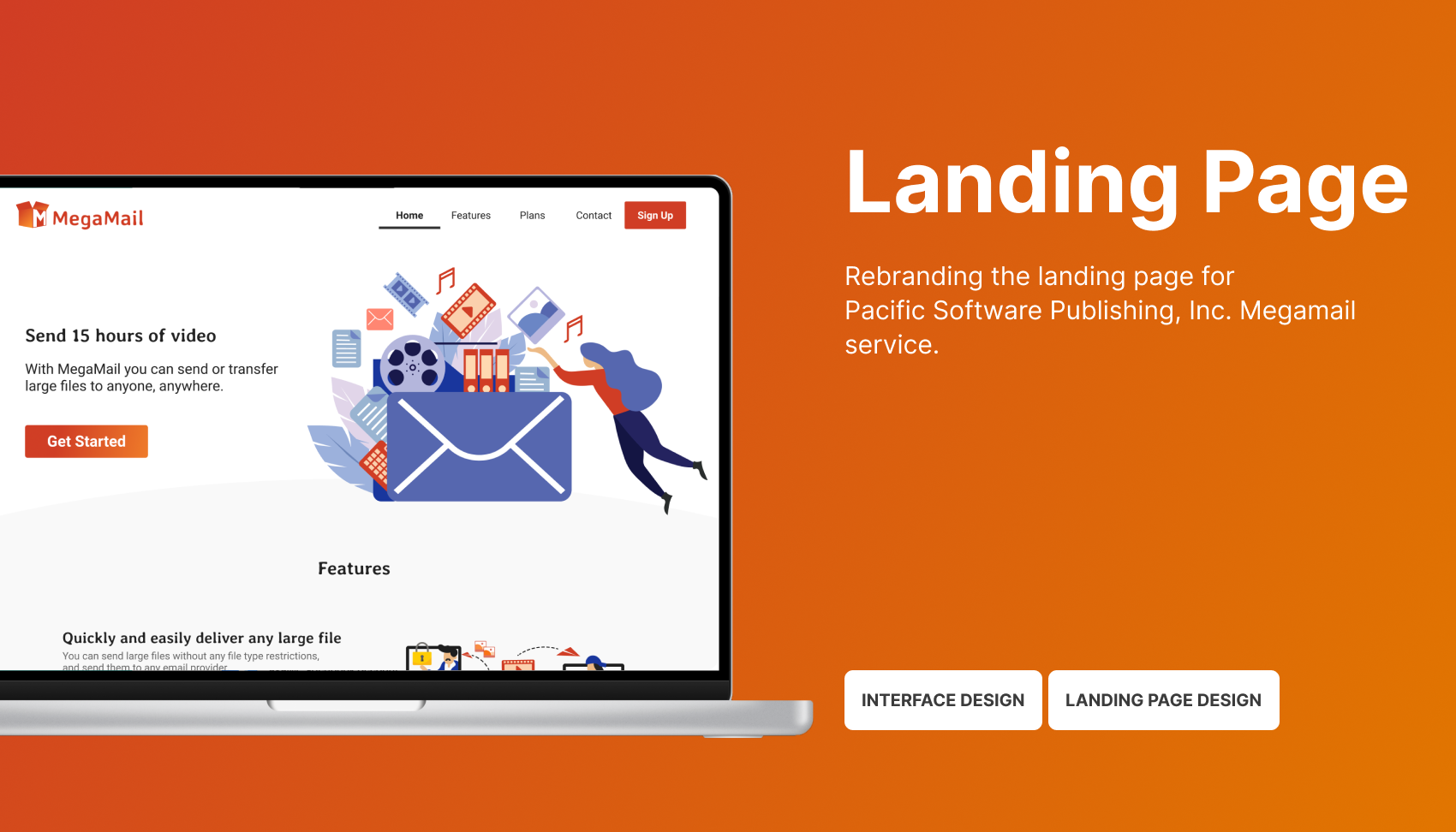 Optimized the Megamail Landing Page to Increase CTA Engagement